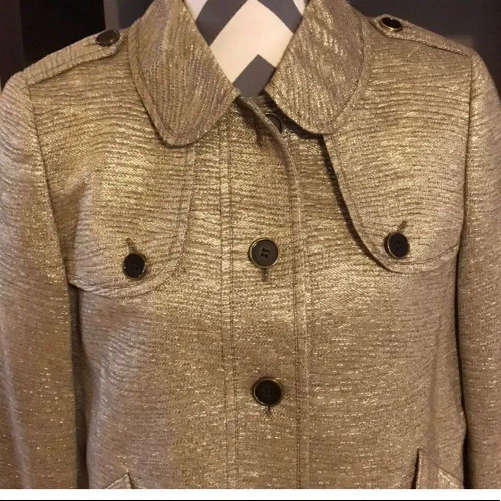 Per Se Gold Jacket Size 8 - Picture 6 of 6